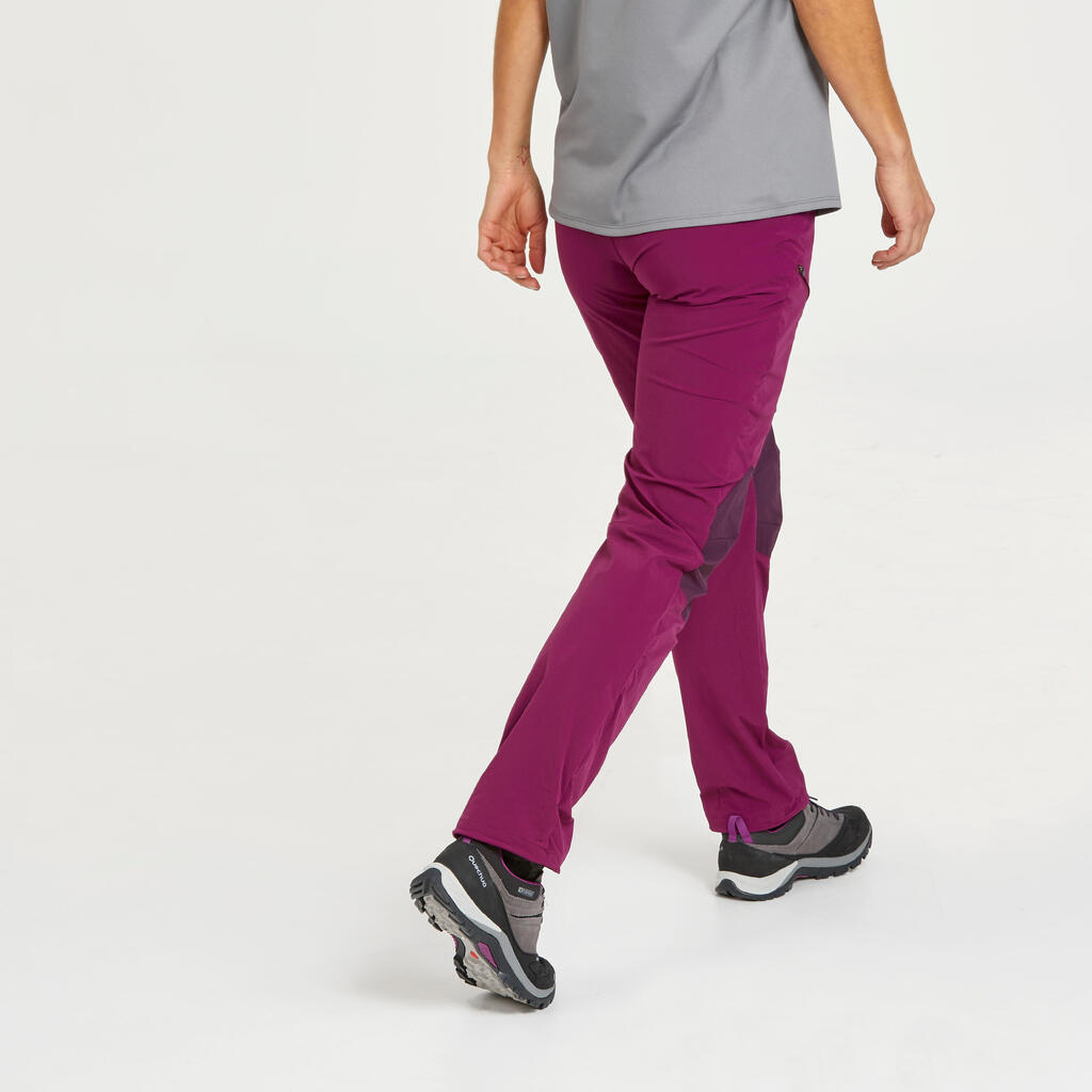 Wanderhose Bergwandern MH500 Damen grün