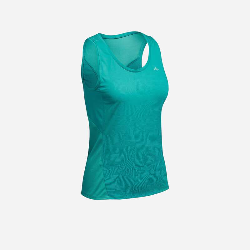 WOMEN MOUNT HIK SHORT, CORSAIR WARM W Camping - MH500 W Tank Top - Blue QUECHUA - Camping