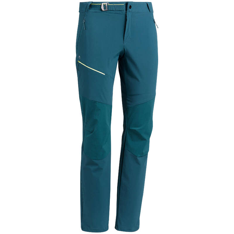 MEN MOUNTAIN HIKING TEE SHIRTS, PANTS Hiking - Men’s MH500 trousers - Blue QUECHUA - Hiking Clothes
