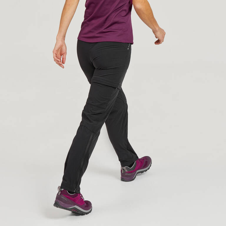 Women's convertible mountain hiking trousers - MH550