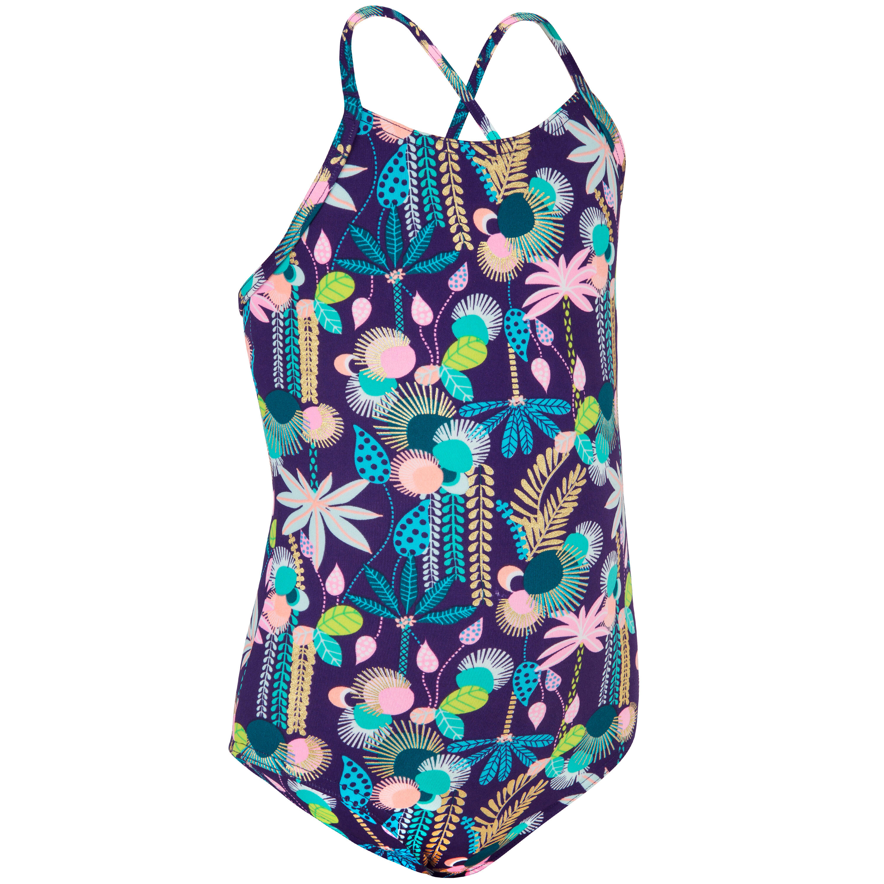 Maillot de bain 1 Piece Enfant SUN PROJECT Rayures Bleu Marine