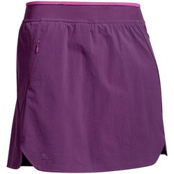 Jupe-short de randonnée montagne Femme MH500 Prune