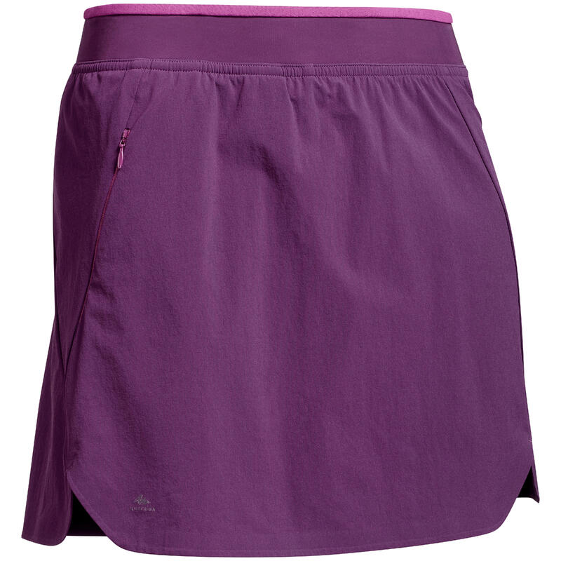 Fustă-Pantalon Drumeție la munte MH500 Mov Damă