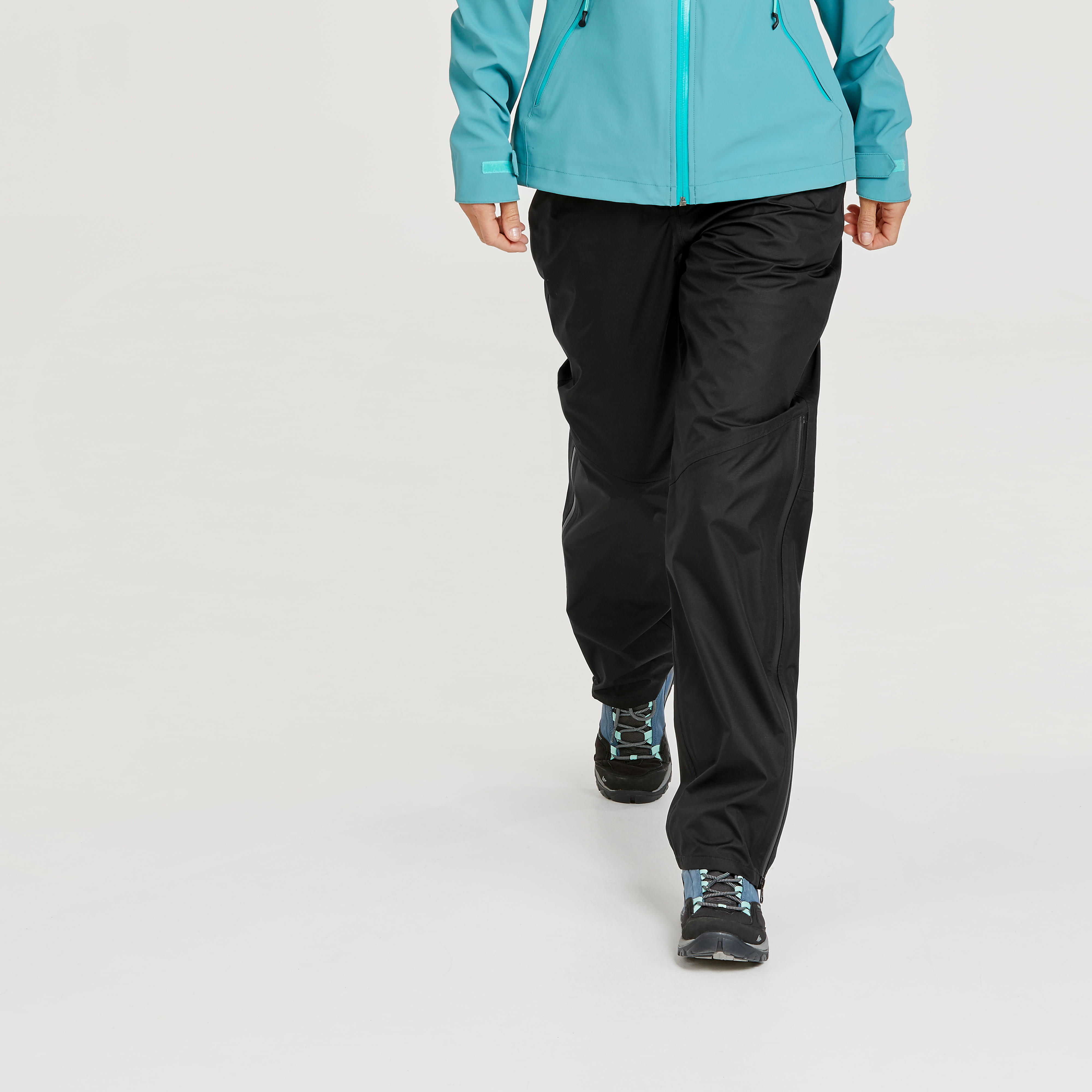 Cubrepantal n impermeable de senderismo en monta a para mujer MH500