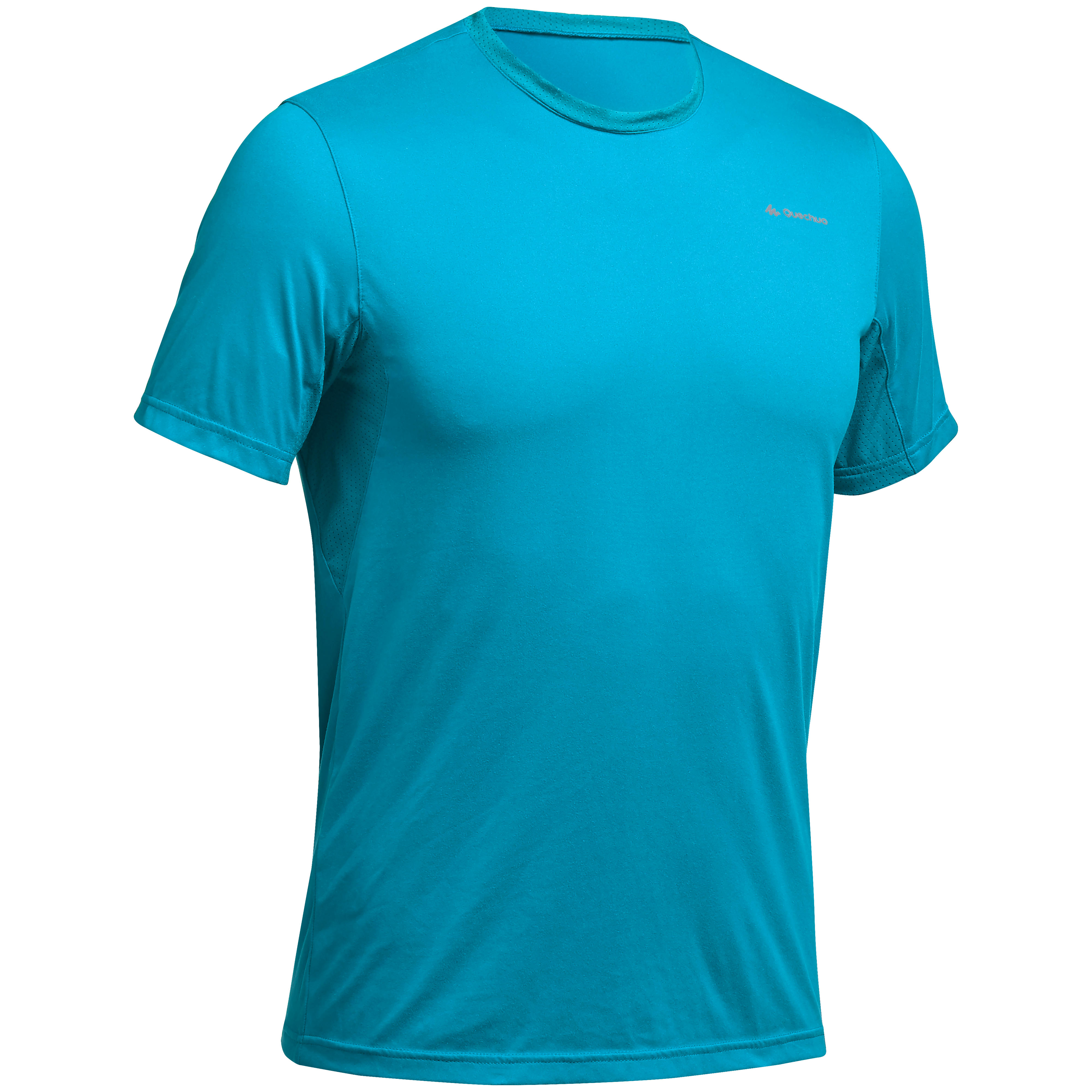 Men s Hiking Synthetic Short Sleeved T Shirt MH100 Decathlon