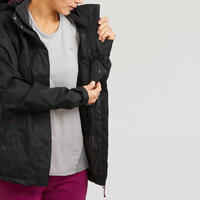 Women’s waterproof mountain walking jacket MH100