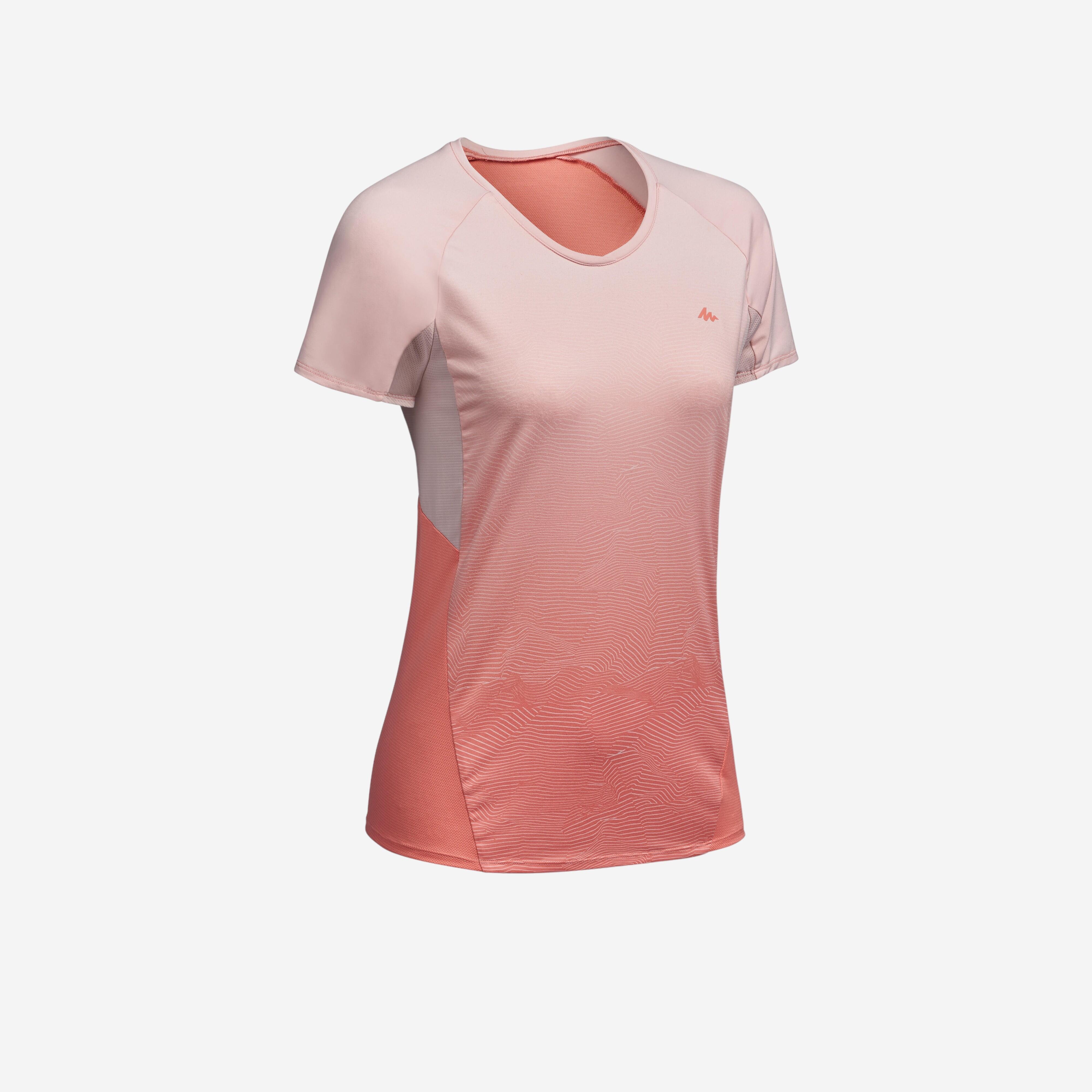 Quechua TeeShirt manches courtes de randonnée en montagne MH500 Femme