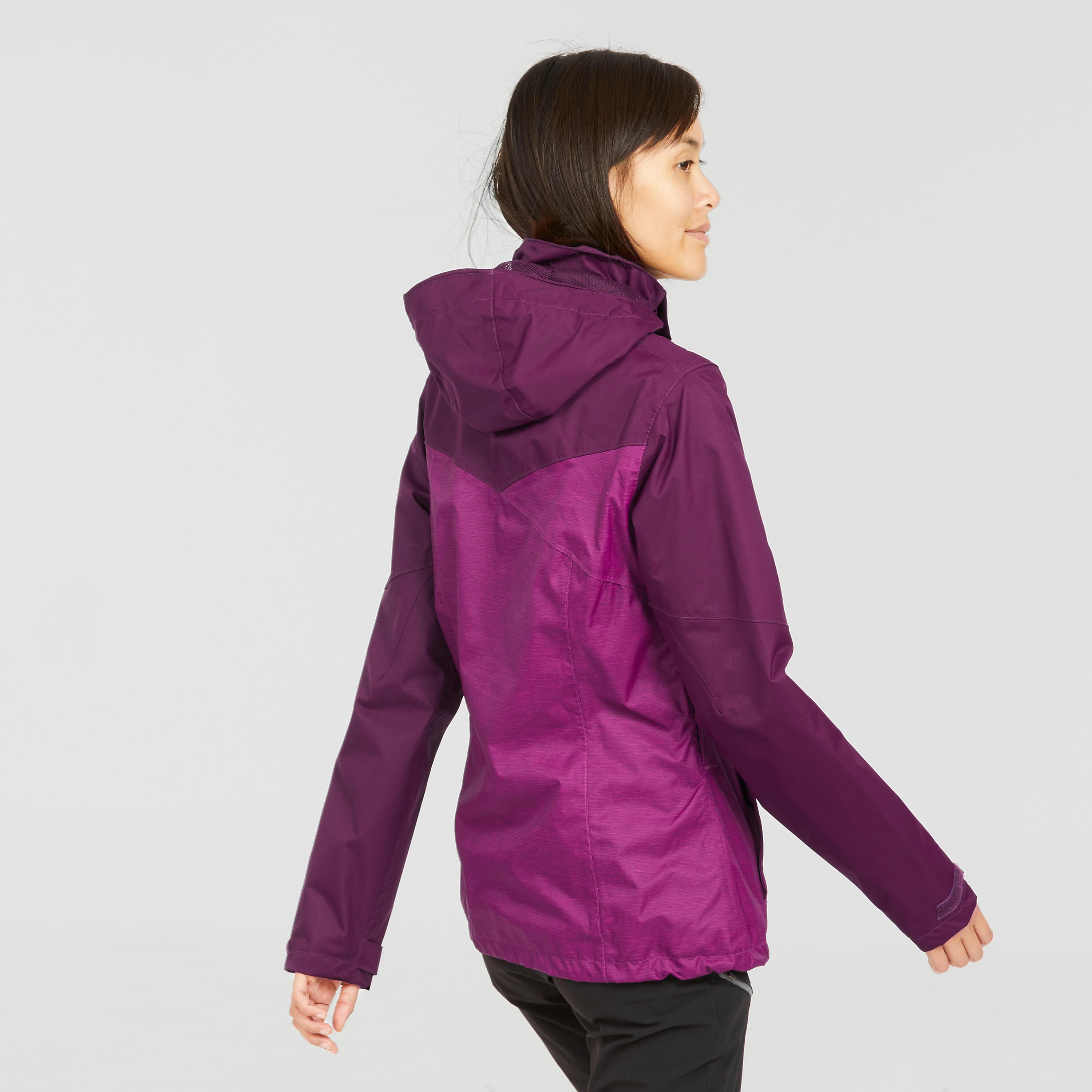 Second Life - Women's waterproof mountain walking jacket - MH100 - EXCELLENT 3/10
