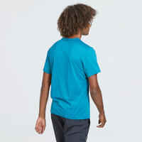 Men's Hiking Synthetic Short-Sleeved T-Shirt  MH100