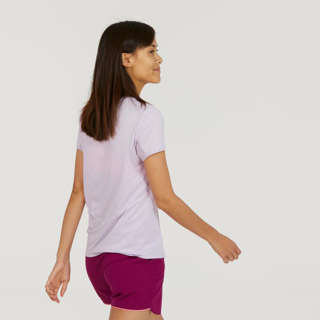 Women’s Mountain Walking ShortSleeved TShirt MH100