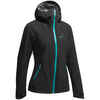 Women's waterproof MH500 mountain hiking jacket - Black