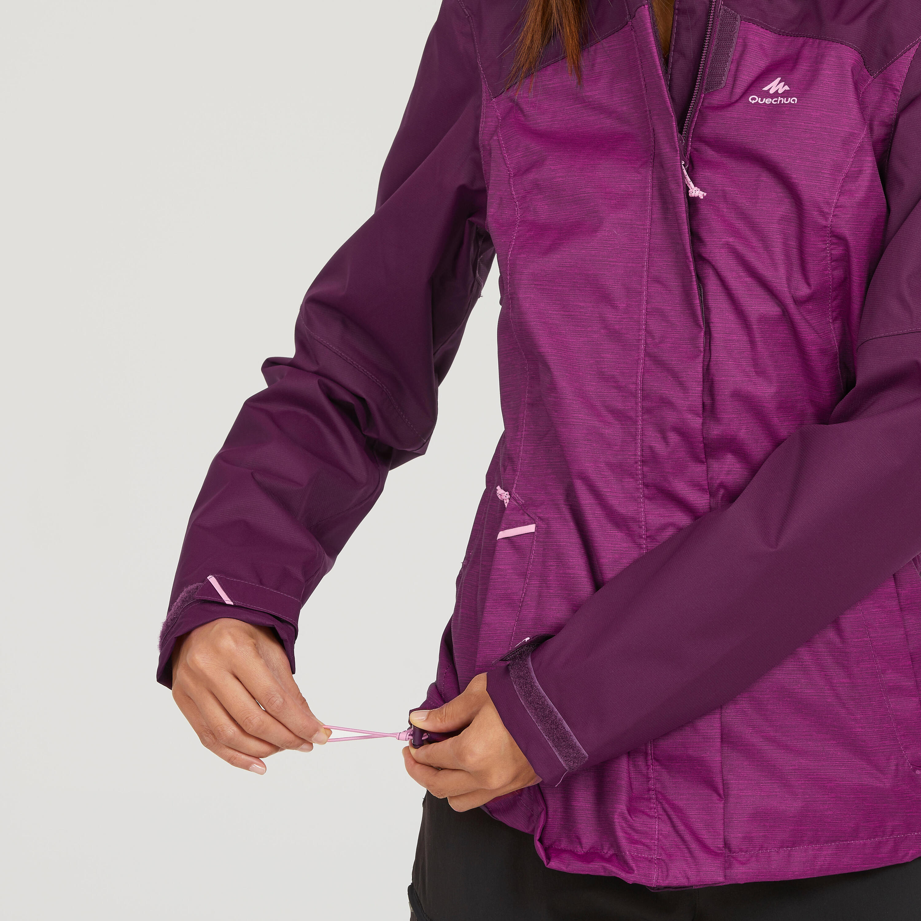 Second Life - Women's waterproof mountain walking jacket - MH100 - EXCELLENT 8/10