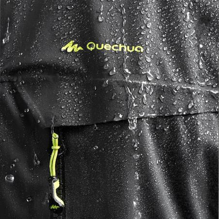 Куртка чоловіча MH900 для гірського туризму водонепроникна чорна