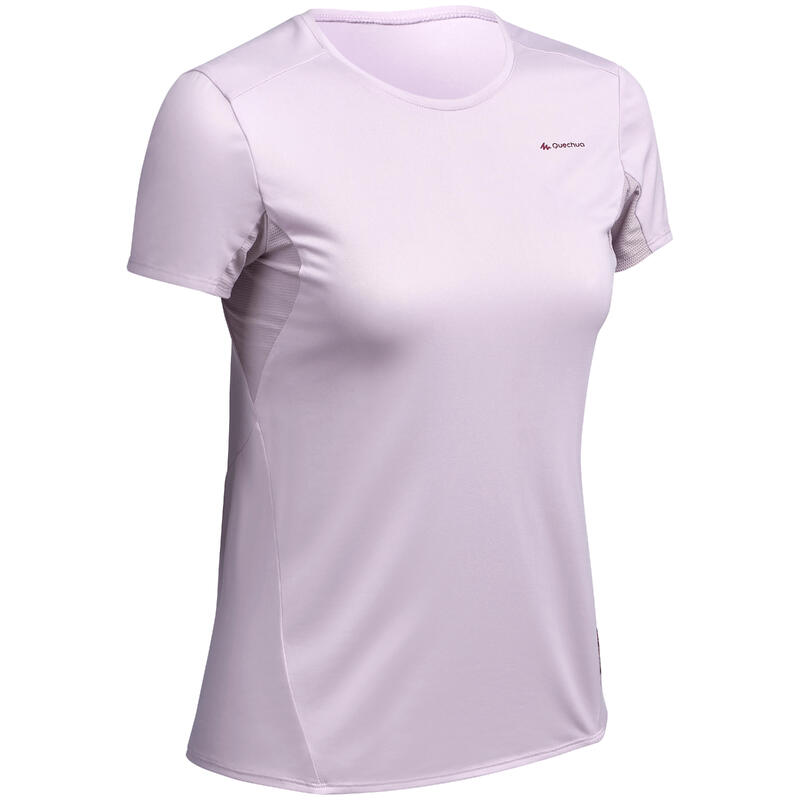 T-shirt manches courtes de randonnée montagne - MH100 - Femme