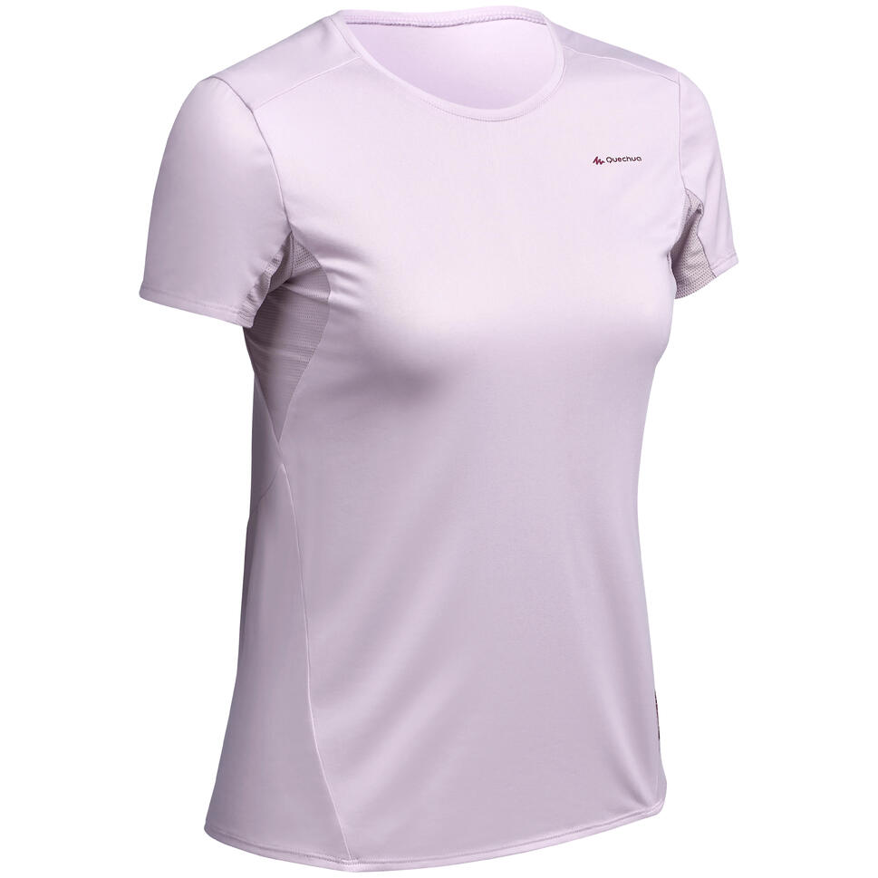 TeeShirt manches courtes de randonnée montagne Femme MH100 QUECHUA