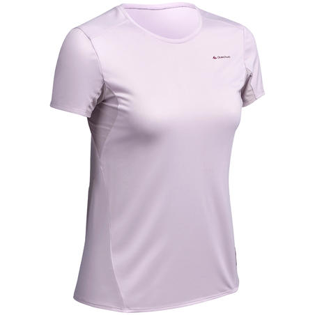 Women’s Mountain Walking Short-Sleeved T-Shirt MH100