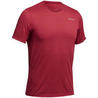 Men's Mountain Hiking short-sleeved T-Shirt - MH100- Red
