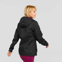 Women’s waterproof mountain walking jacket MH100