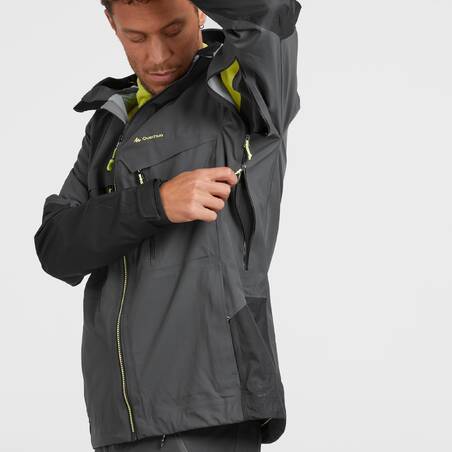 MH900 Men's Waterproof Mountain Hiking Rain Jacket - Hitam