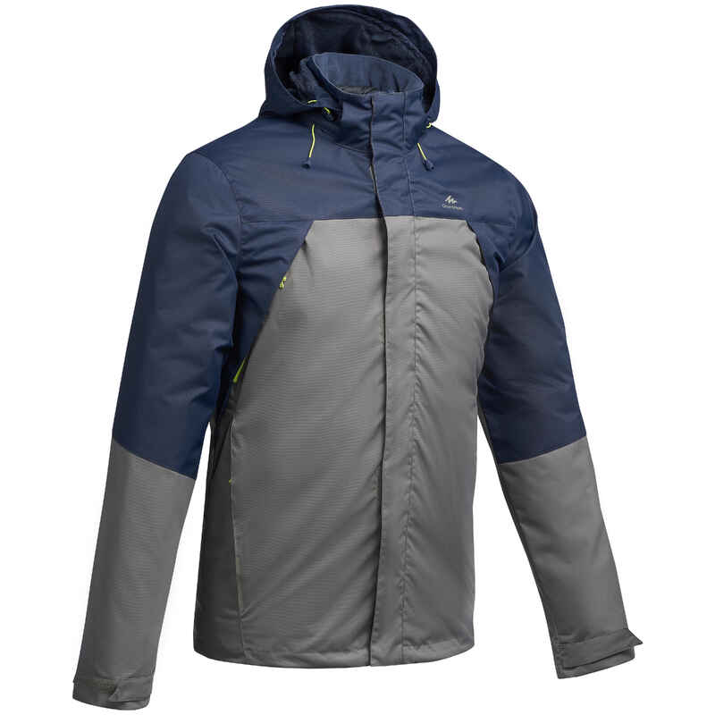 Men's waterproof mountain walking jacket MH100 Decathlon