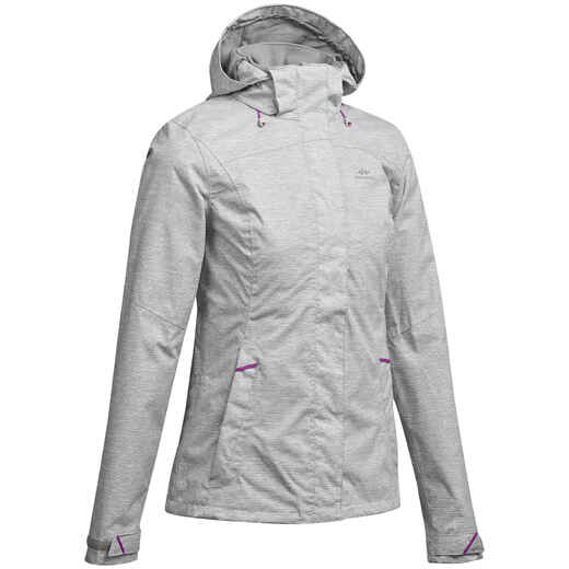 CHAQUETA IMPERMEABLE SENDERISMO MUJER MH100