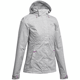 Veste imperméable de randonnée montagne - MH100 - Femme - Grise