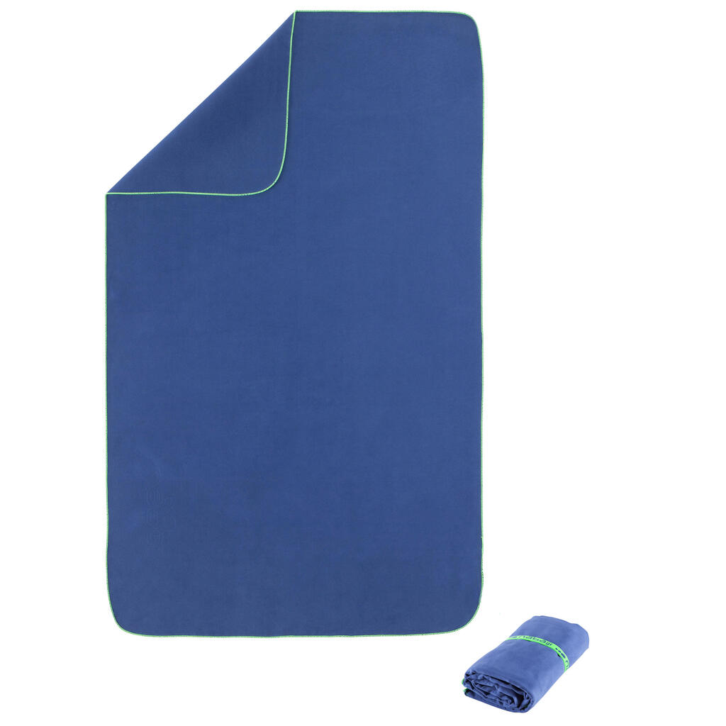 Ultra-compact microfibre towel size xl 110 x 175 cm - dark blue