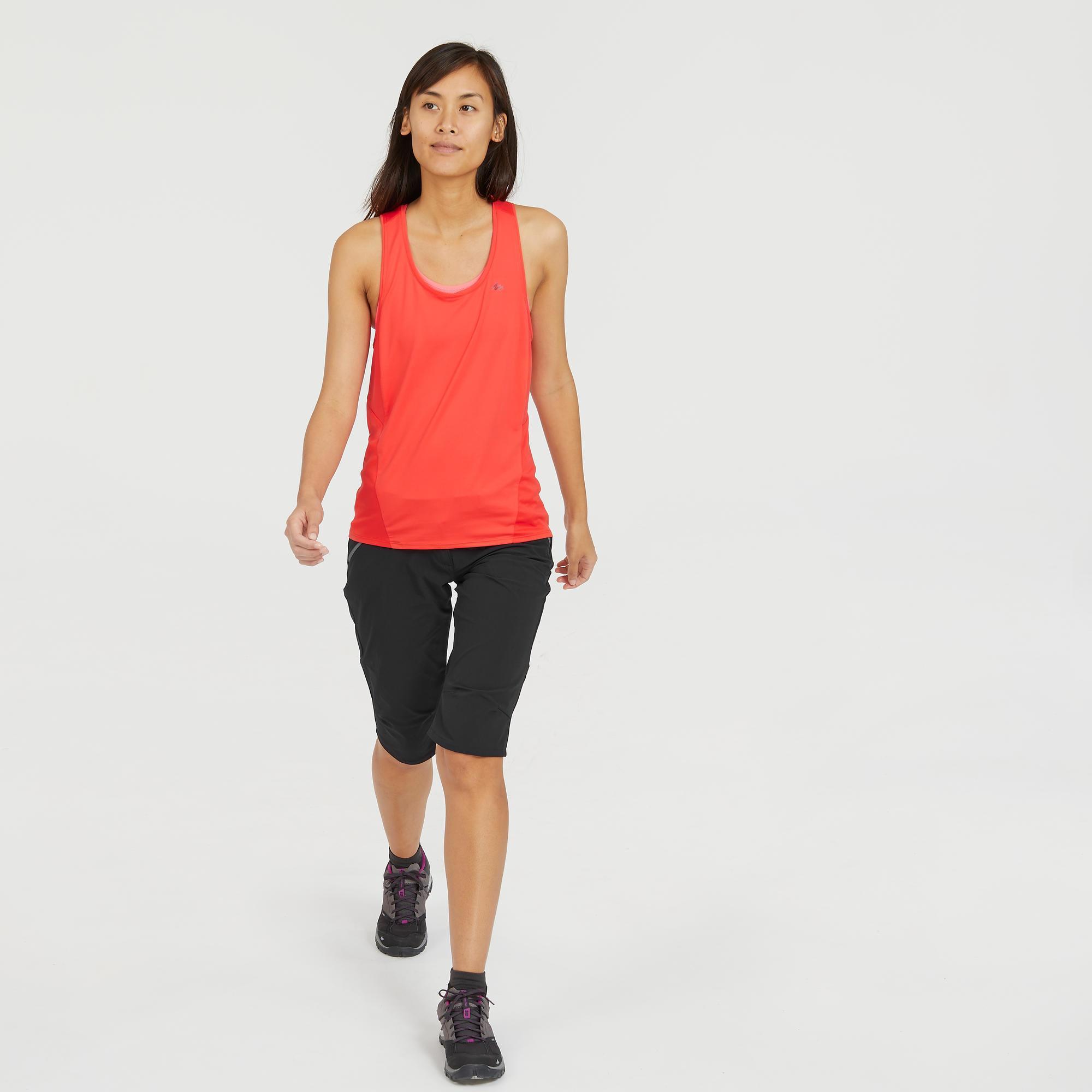 Pantaloni corsari trekking donna MH500 QUECHUA | DECATHLON
