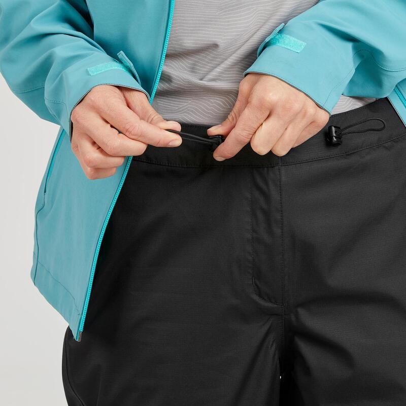 Dámské turistické nepromokavé svrchní kalhoty MH 500