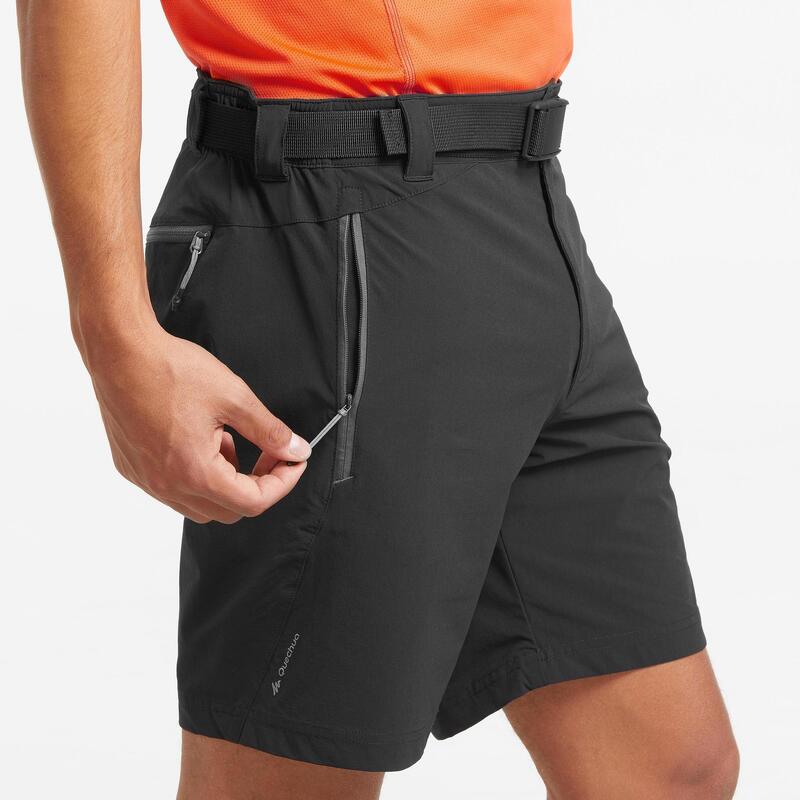 Short de randonnée montagne MH500 court homme bleu marine. Quechua