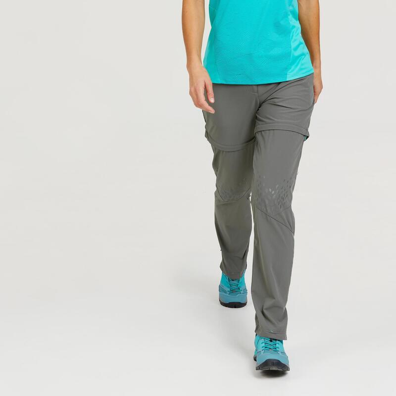 Pantalon modulable de randonnée montagne MH550 Femme Quechua Pantalon modulable de randonnée montagne MH550 Femme Quechua