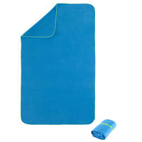 Microfibre towel ultra compact size XL 110 x 175 cm - blue