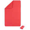 Ultra compact microfibre towel size XL 110 x 175 cm - Red