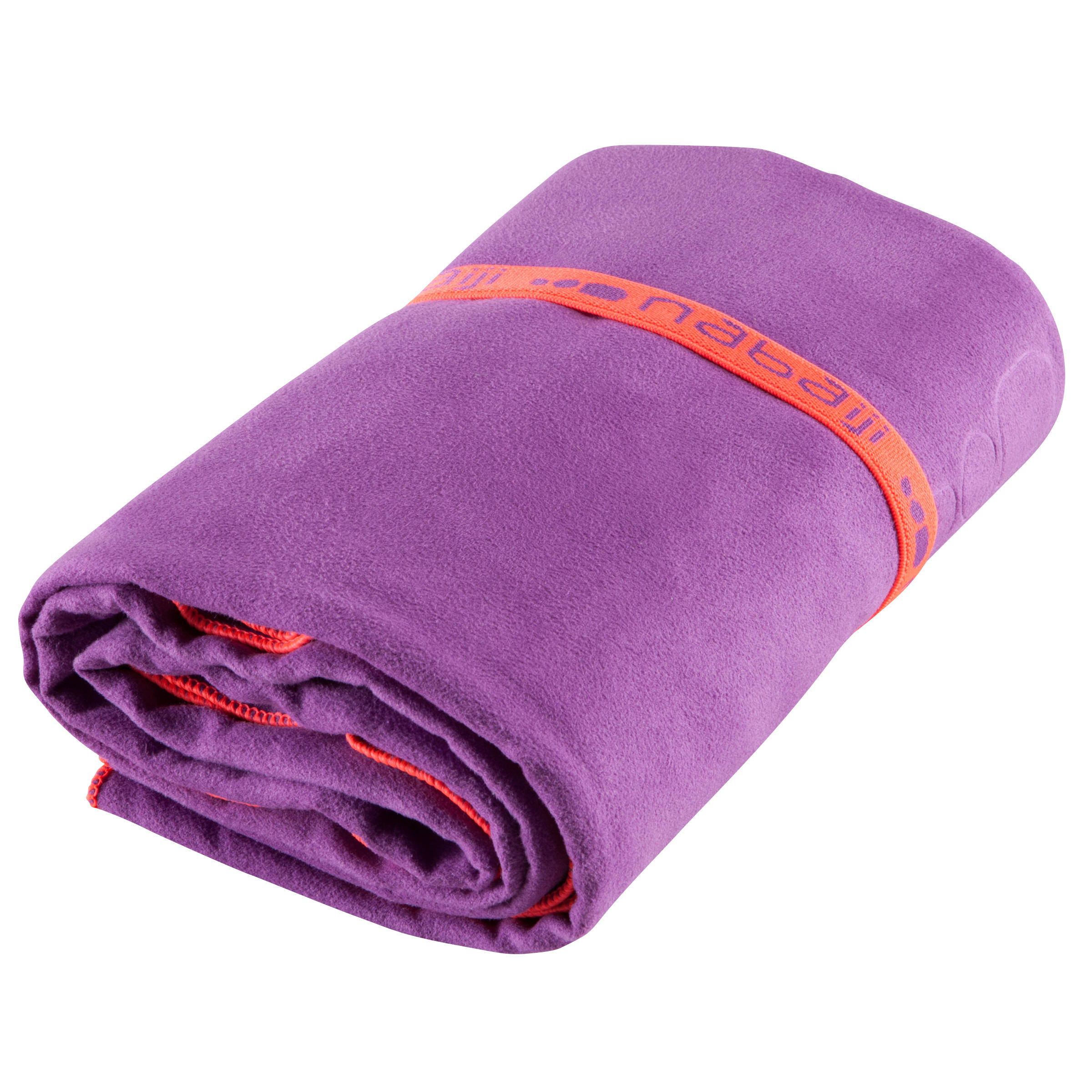 Ultra compact microfibre towel size XL 110 x 175 cm - Purple 2/7