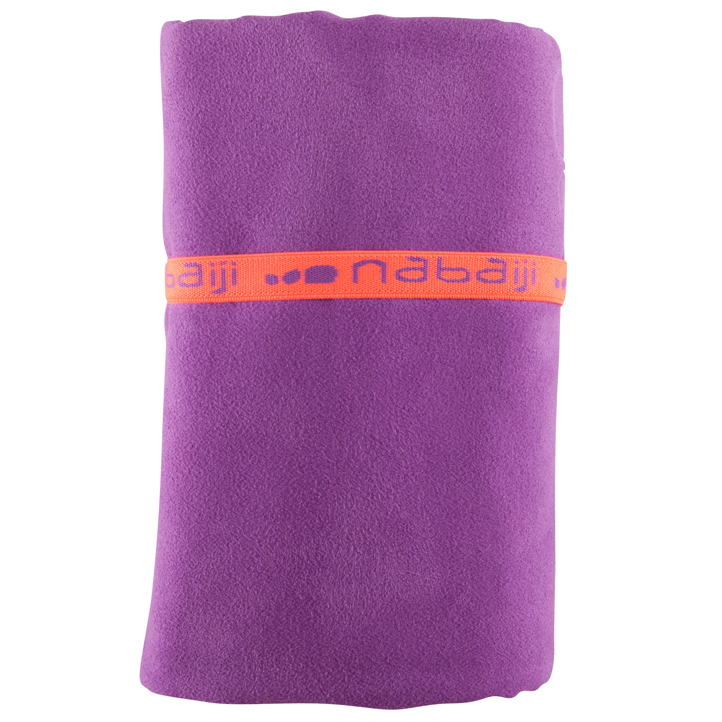 Ultra compact microfibre towel size XL 110 x 175 cm - Purple 3/7