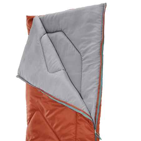Schlafsack Camping Arpenaz 10 °C braun