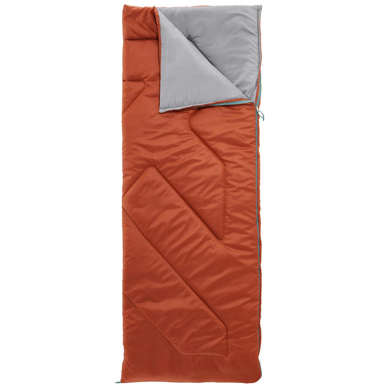SAC DE COUCHAGE DE CAMPING ARPENAZ 10 °C BRUN SAC DE COUCHAGE DE CAMPING ARPENAZ 10 °C BRUN