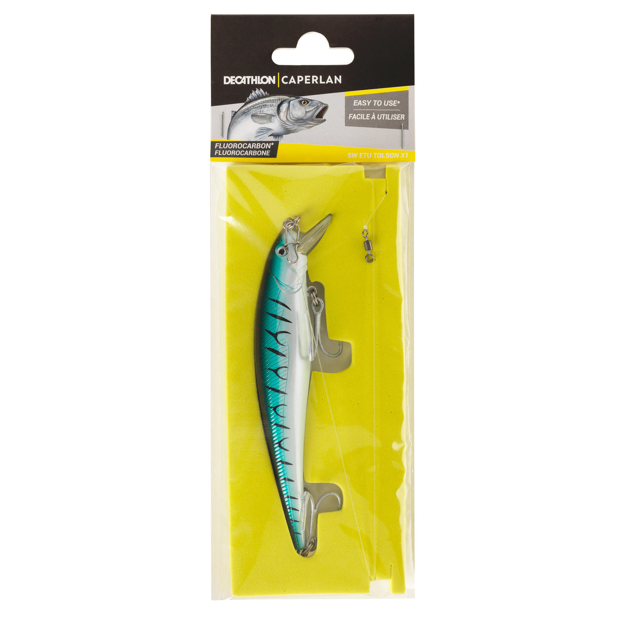 SW ETU Tolson mackerel lure fishing rigged leader Caperlan