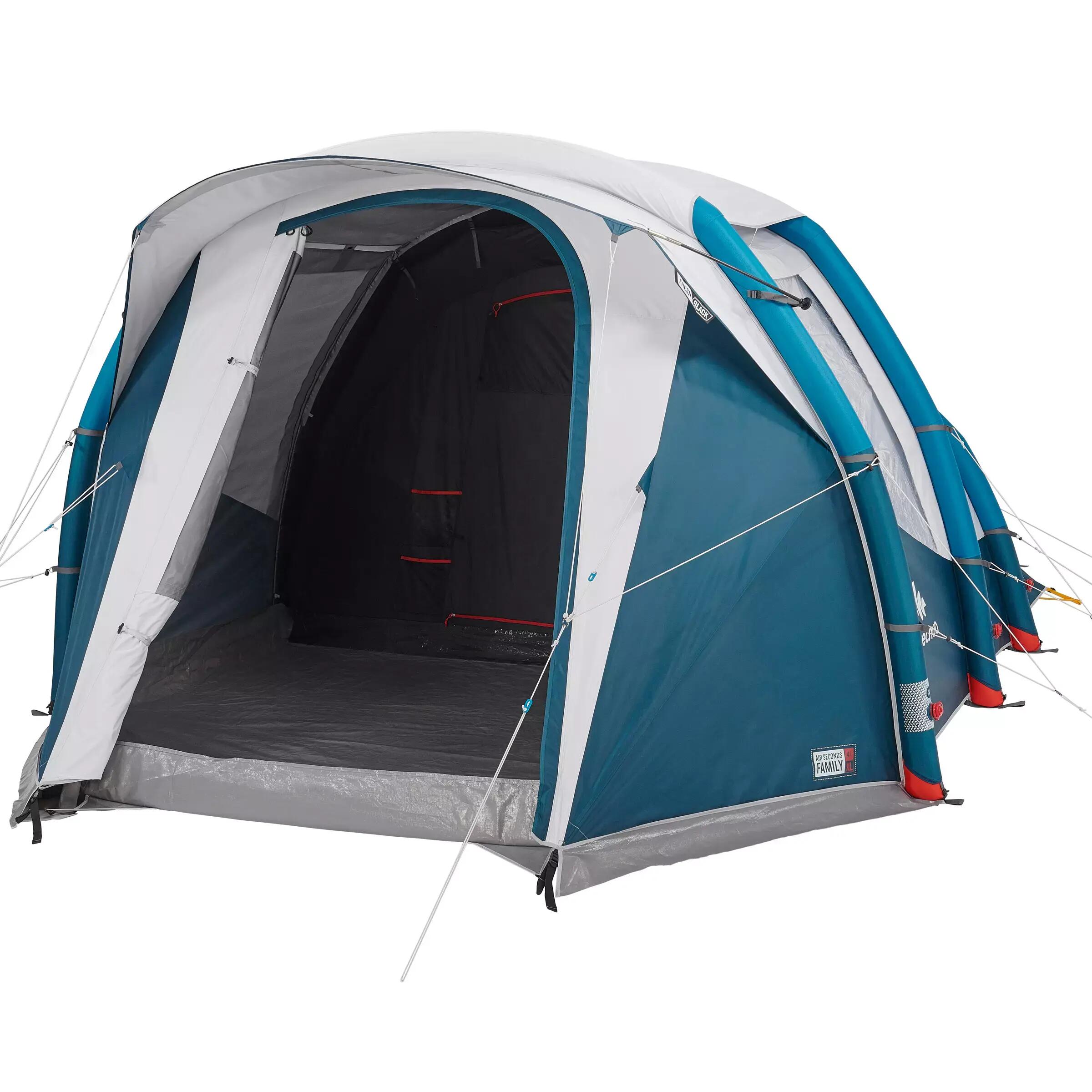 Inflatable camping tent - US Air Seconds 4.1 F&B - 4 Person - 1