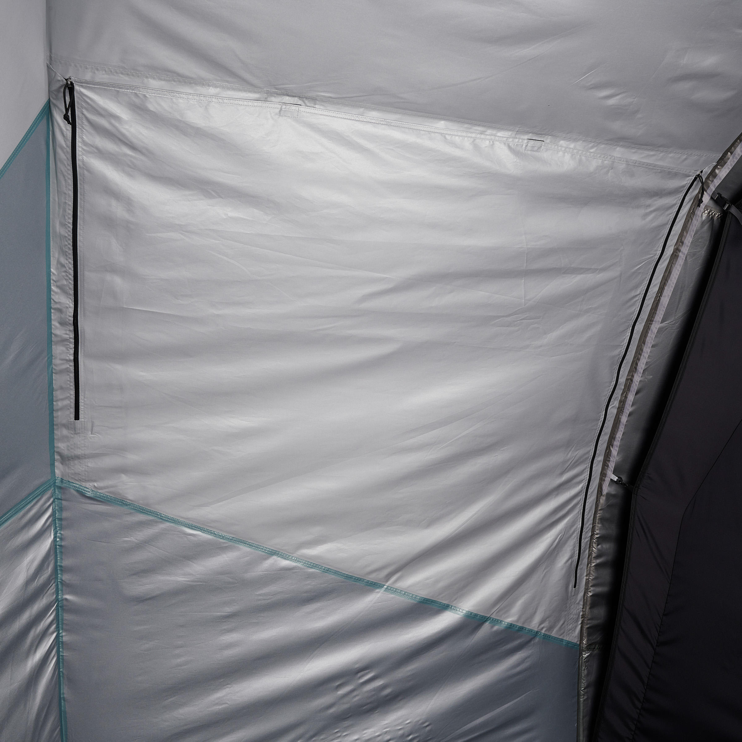 4-Person Inflatable Camping Tent, Air Seconds Fresh & Black - QUECHUA