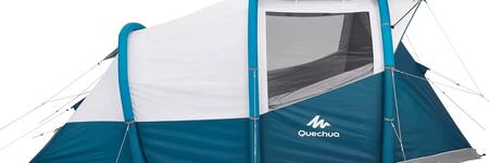 Looking after and repairing a camping pole tent