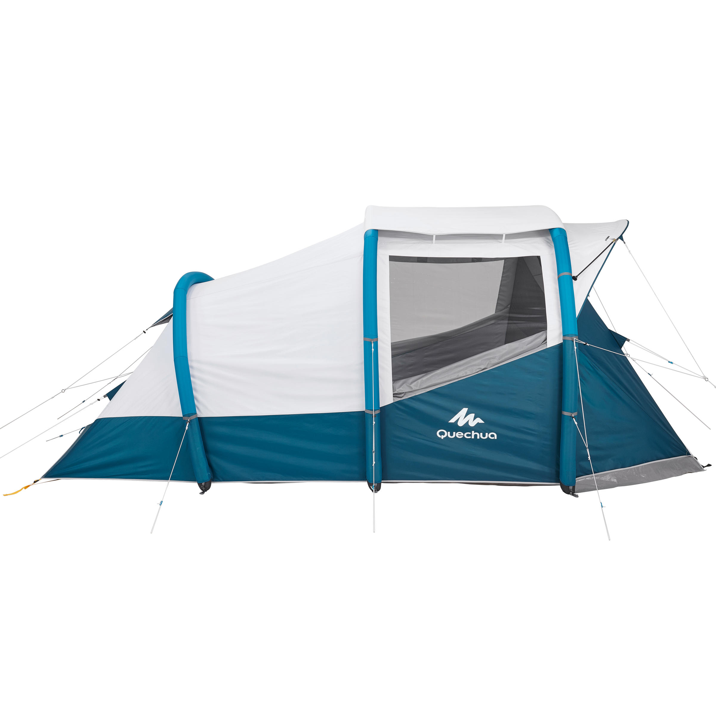 4-Person Inflatable Camping Tent, Air Seconds Fresh & Black - QUECHUA