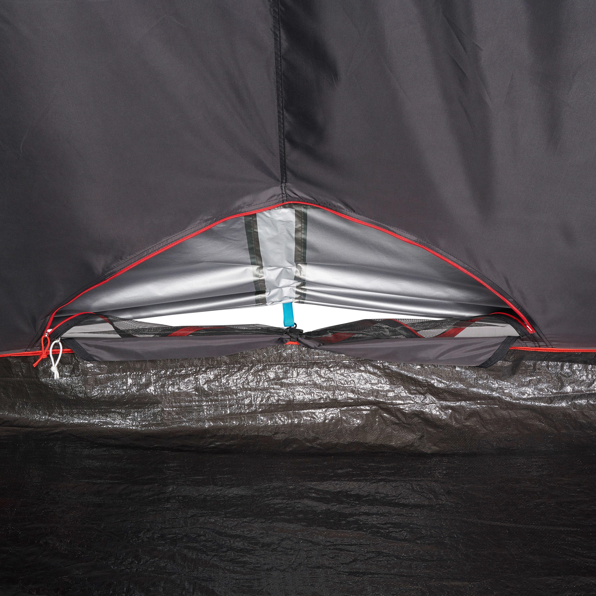 4-Person Inflatable Camping Tent, Air Seconds Fresh & Black - QUECHUA