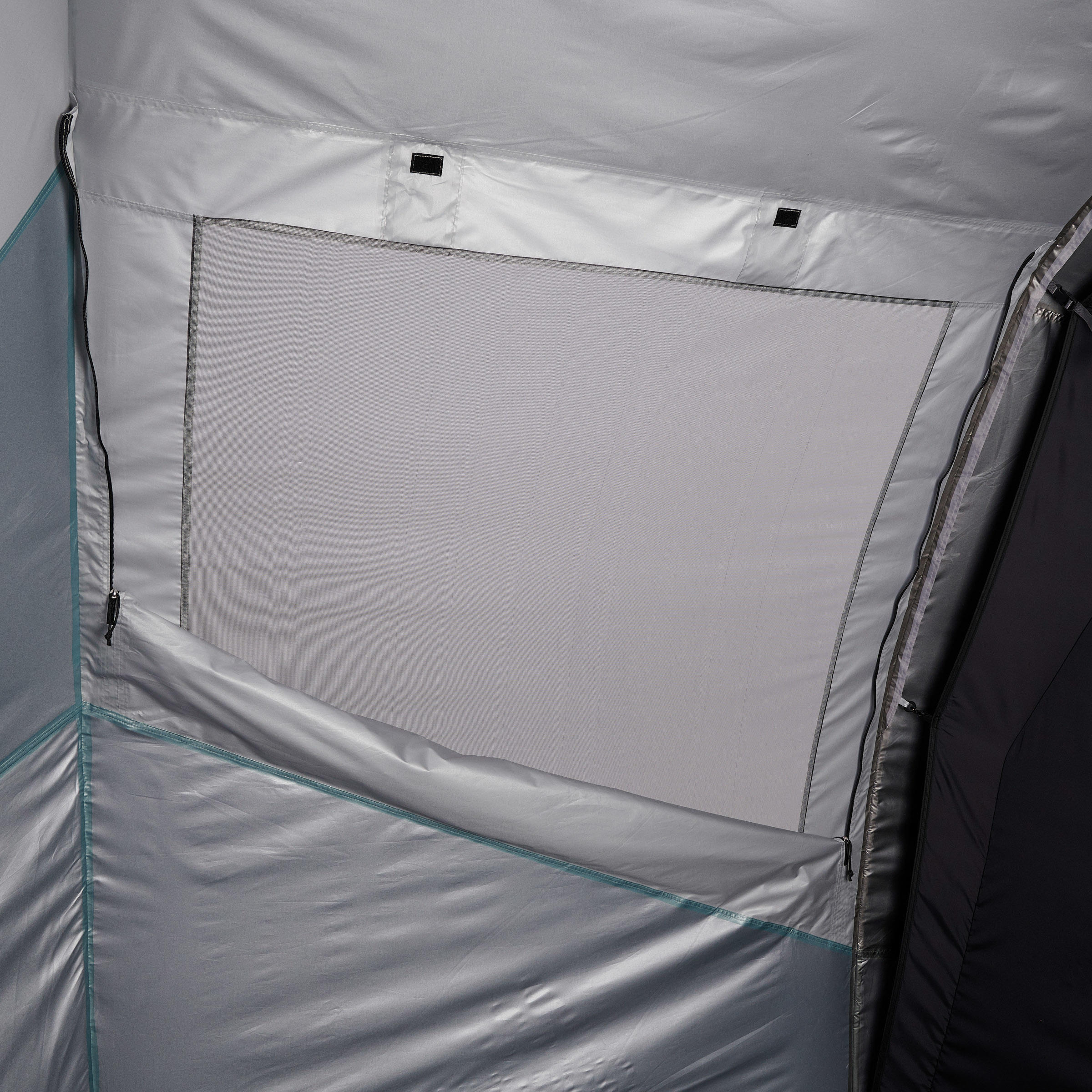 Tente de camping gonflable 4 personnes, Air Seconds Fresh & Black - QUECHUA