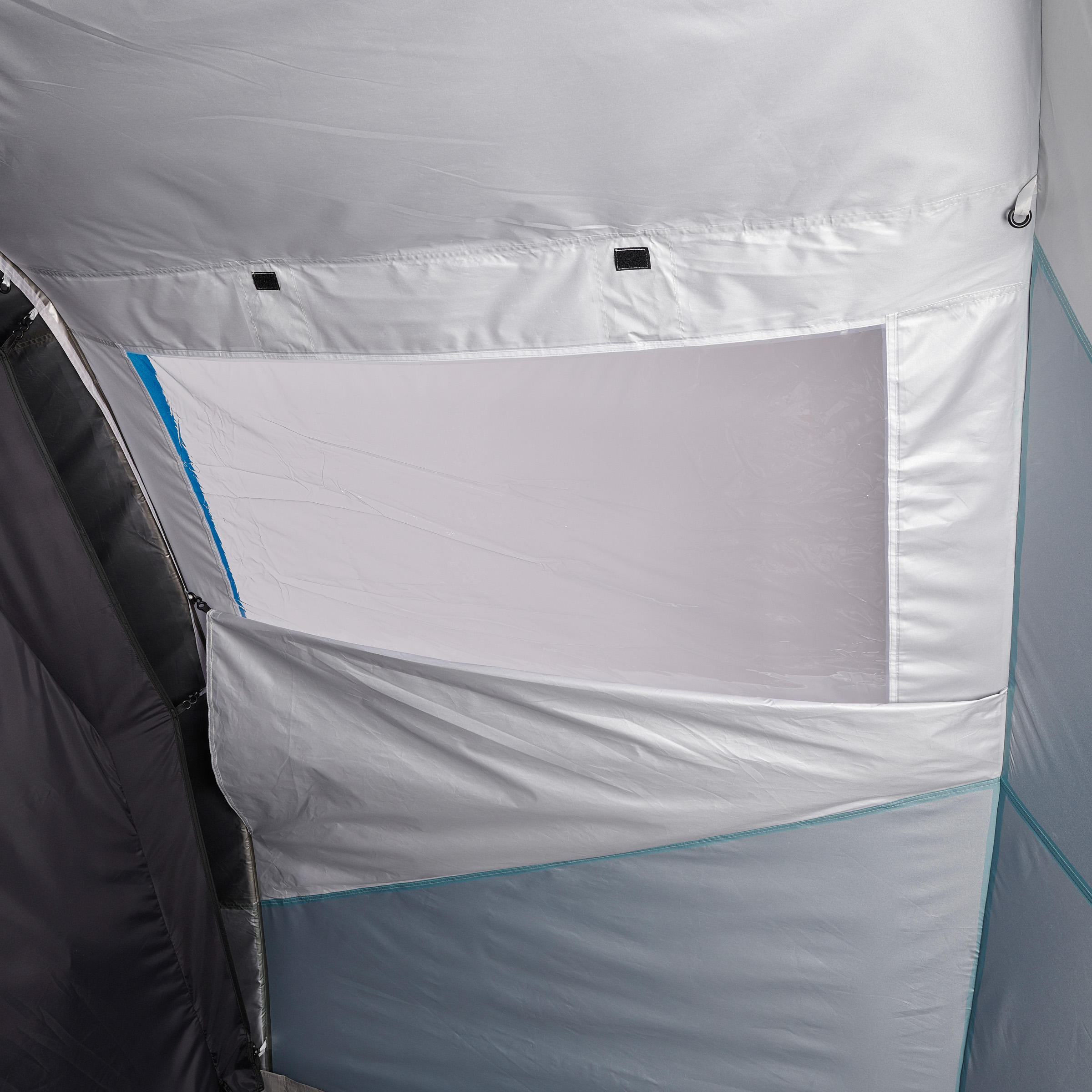 Tente de camping gonflable 4 personnes, Air Seconds Fresh & Black - QUECHUA