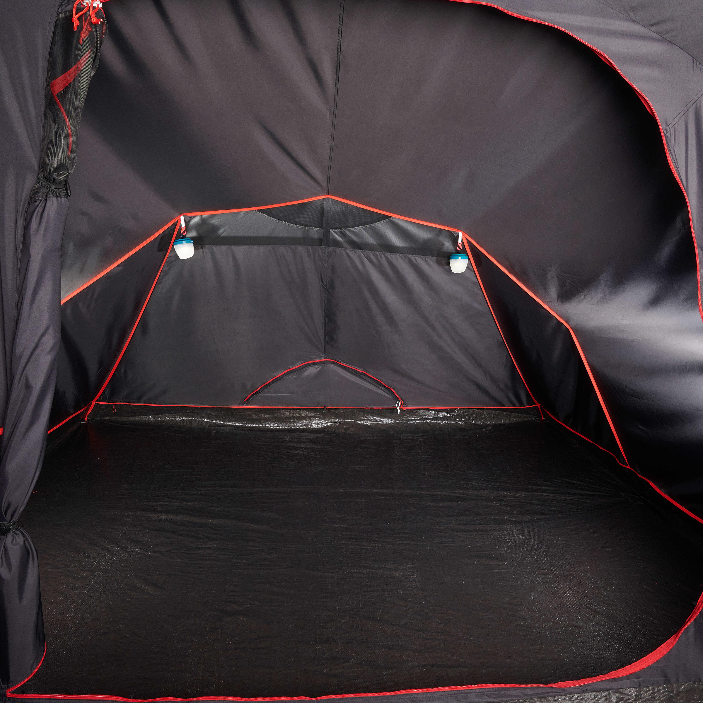 4-Person Inflatable Camping Tent, Air Seconds Fresh & Black - QUECHUA