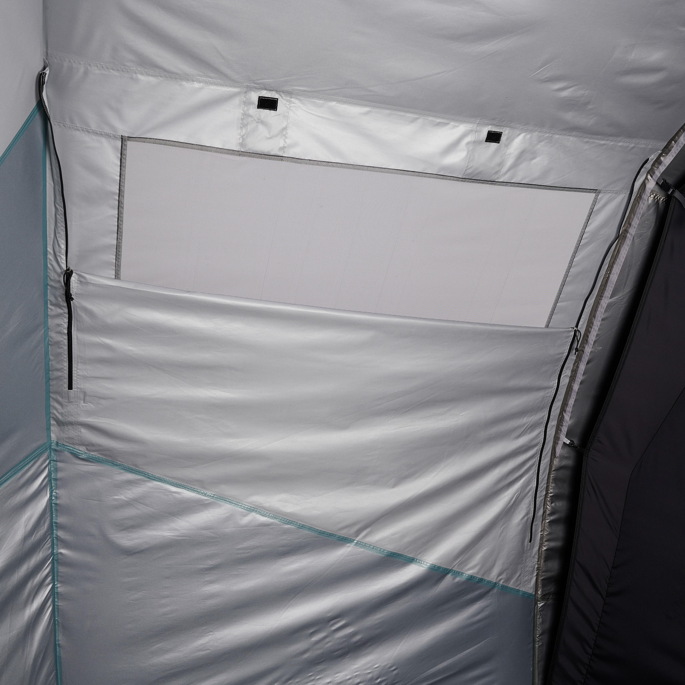 Tente de camping gonflable 4 personnes, Air Seconds Fresh & Black - QUECHUA