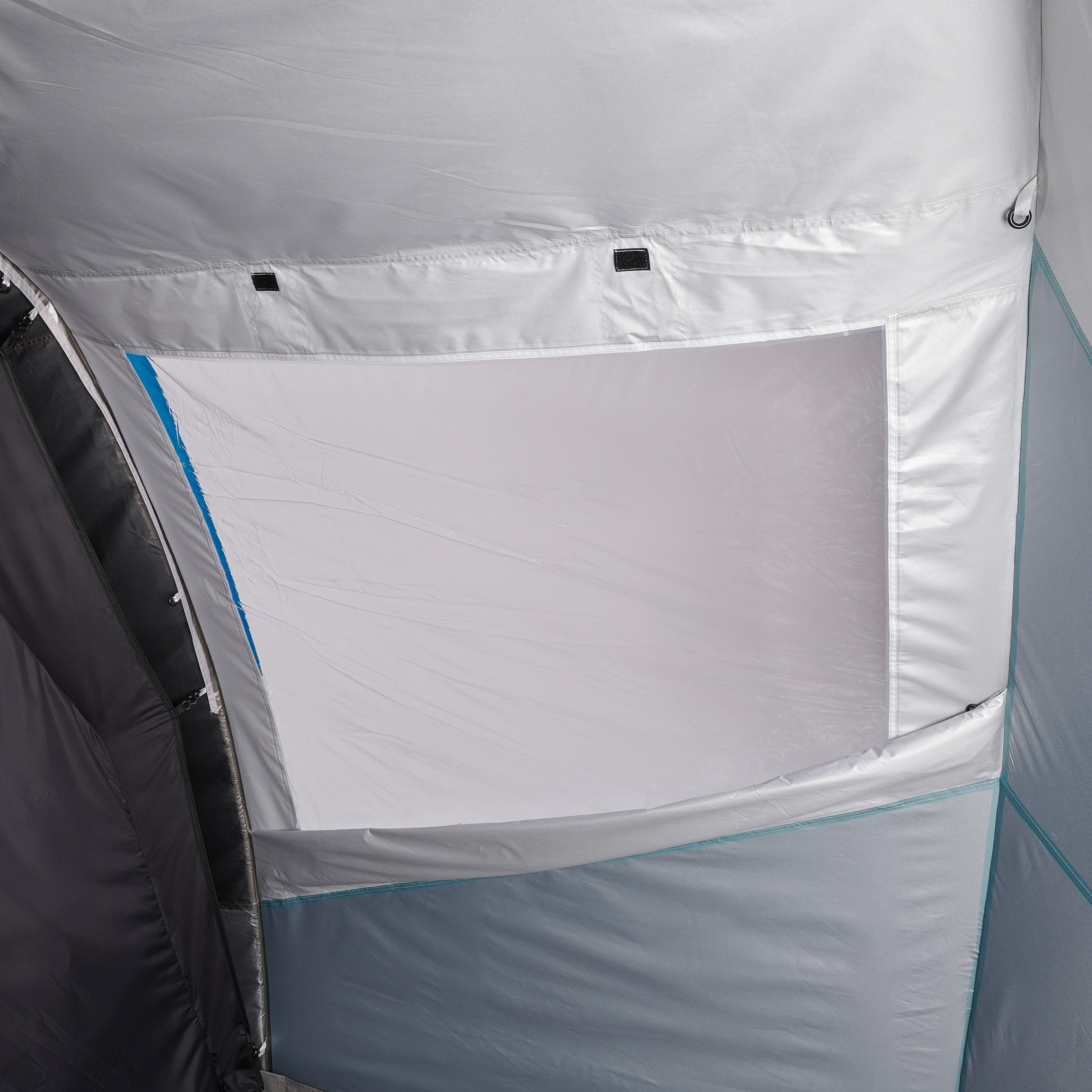 4-Person Inflatable Camping Tent, Air Seconds Fresh & Black - QUECHUA