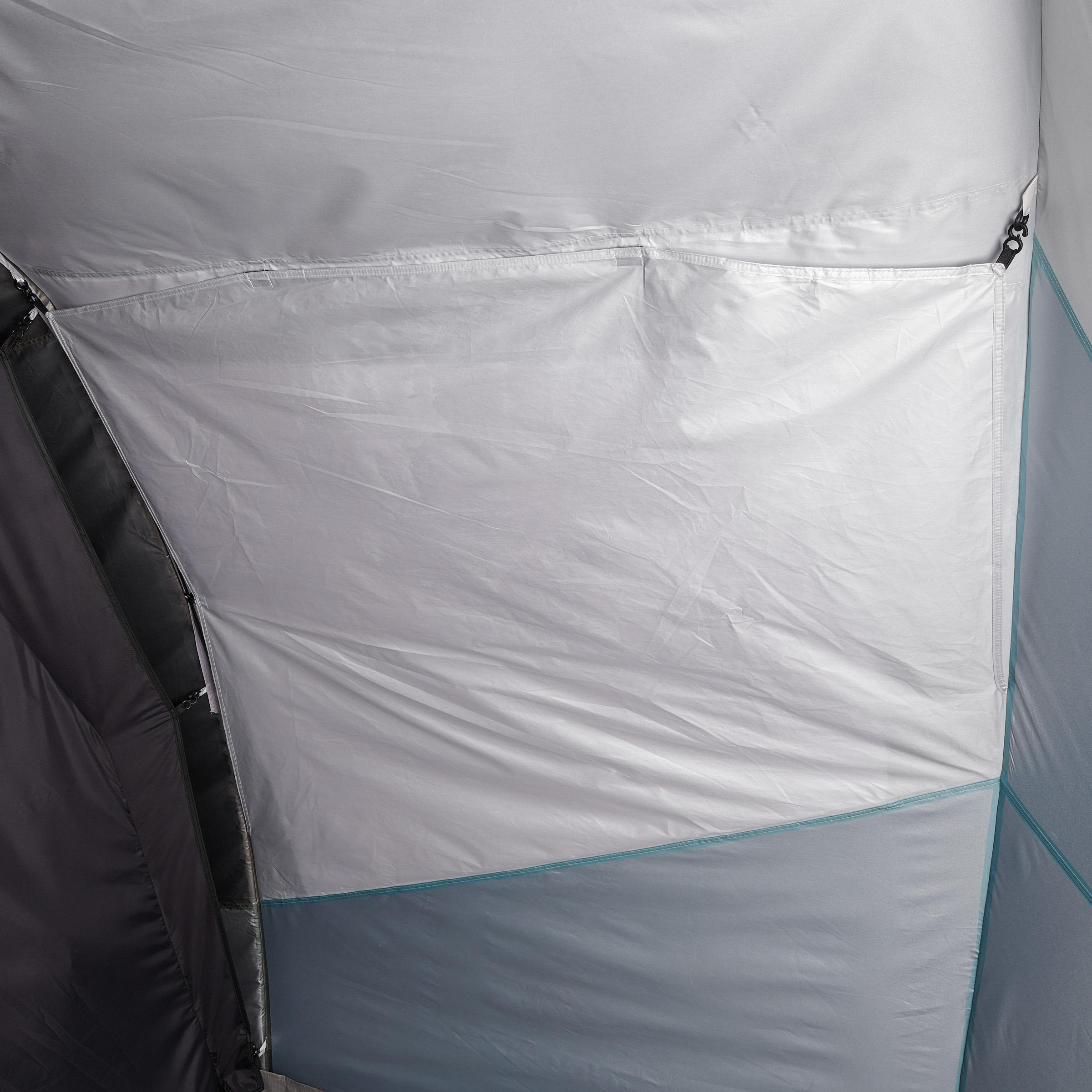 4-Person Inflatable Camping Tent, Air Seconds Fresh & Black - QUECHUA