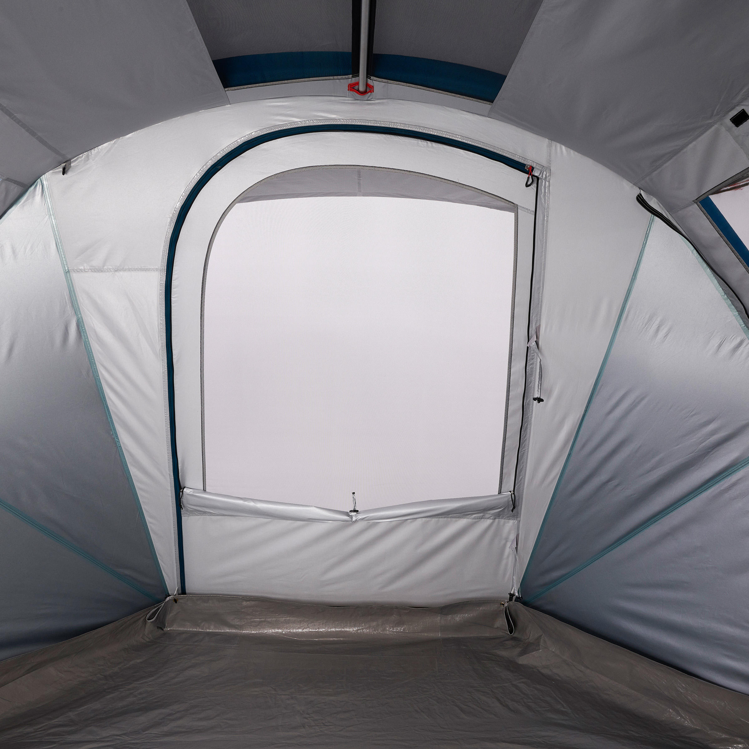 4-Person Inflatable Camping Tent, Air Seconds Fresh & Black - QUECHUA